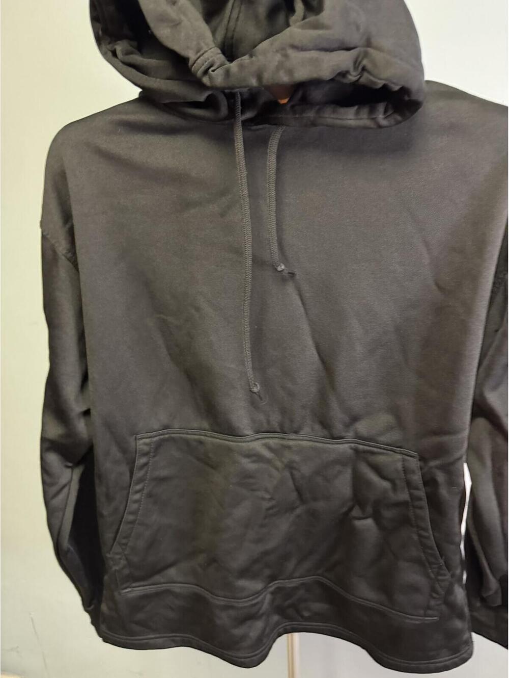 Rothco Black Pullover Hoodie with Flag Patch Sleeve Pocket Size Medium